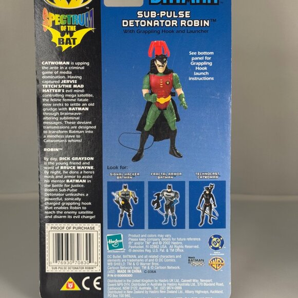 Batman Spectrum Of The Bat Sub-Pulse Detonator Robin Action Figure 2002 - Picture 7 of 9